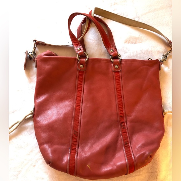 Coach Poppy Lg Spotlight Washed Leather Shldr Bag - Picture 3 of 16